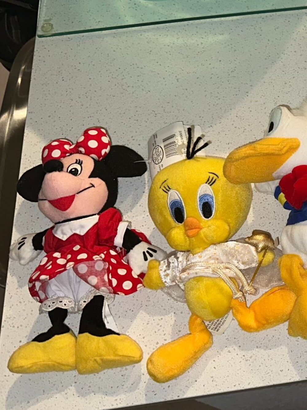 Vintage Disney Bean Bag Plush Lot – Mickey, Minnie, Donald, Goofy, Pluto + More
